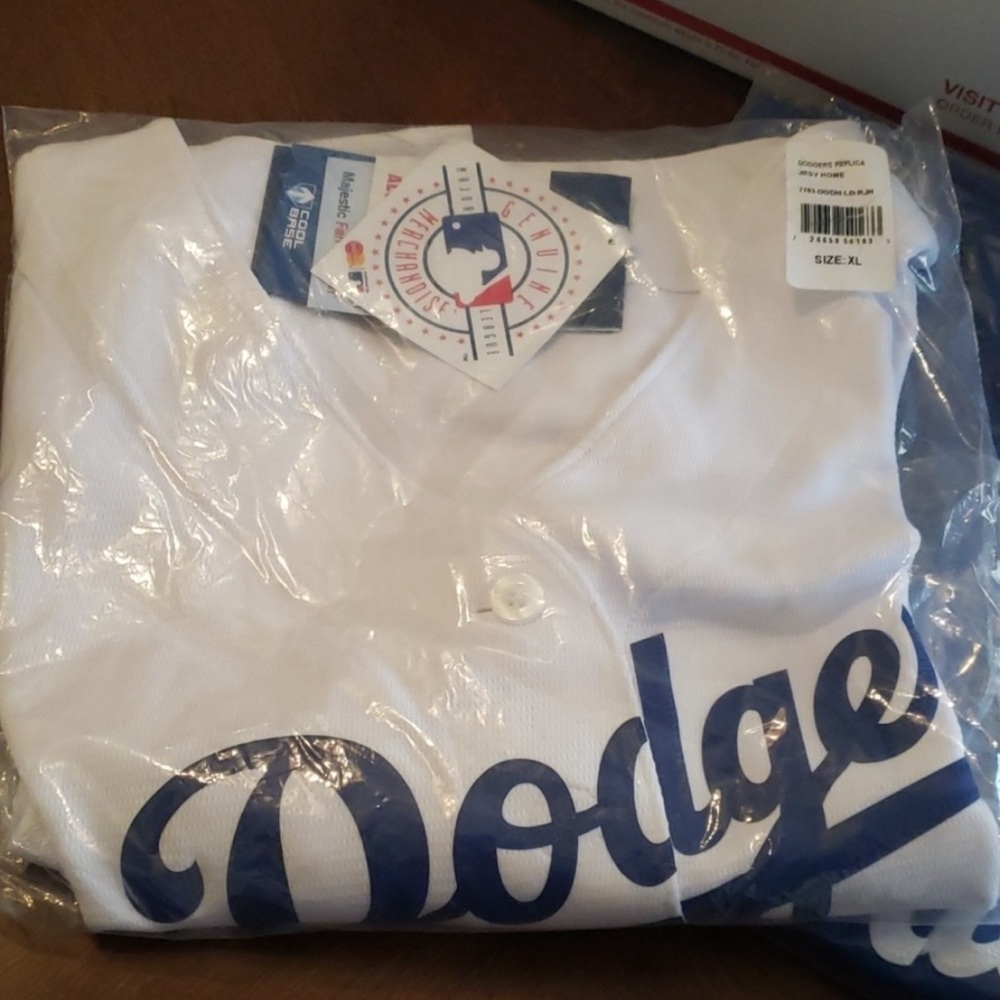 White and Blue Dodgers Jersey